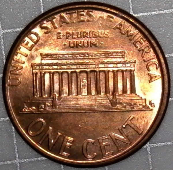 1997-P-Lincoln-Memorial-Cent-With-Huge-Struck-Through-Found-CRH!